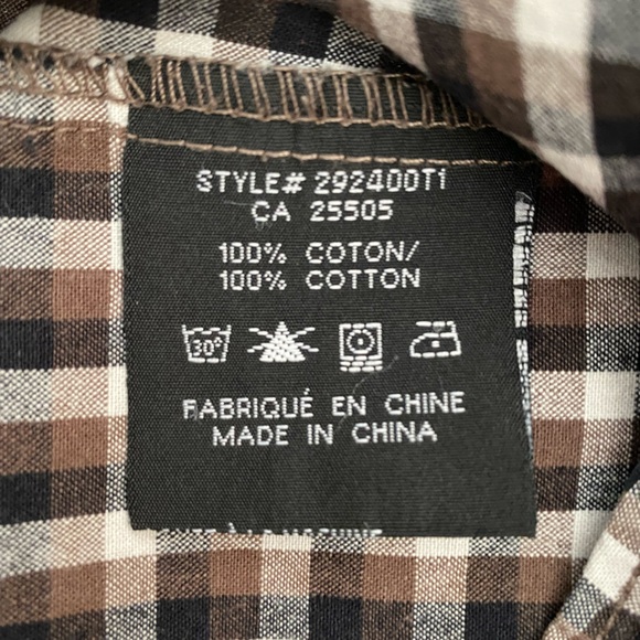 Engine Denim Expedition Leader Checked Button-Down Shirt Size 24 Months - Picture 7 of 9